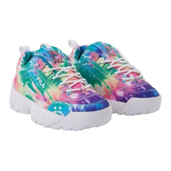 NIB Fila Disruptor II Tie Dye Sneakers - Picture 1 of 10